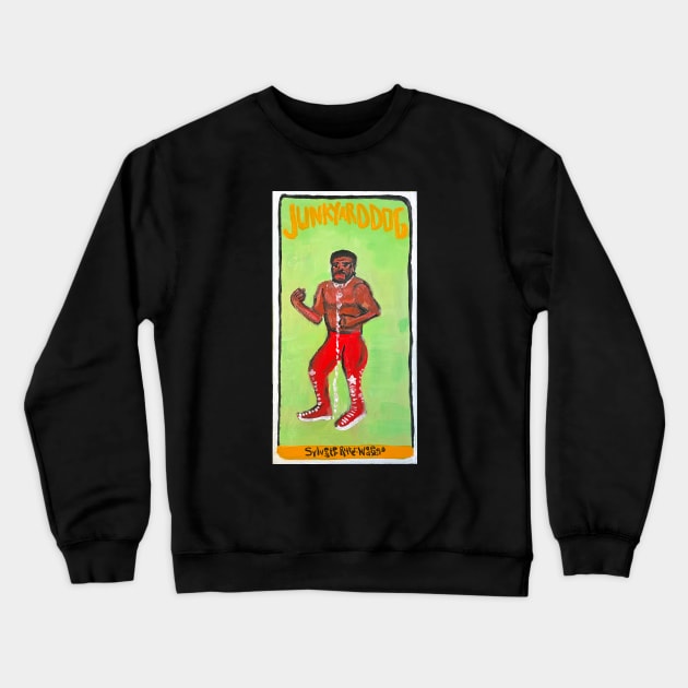 Junkyard Dog Crewneck Sweatshirt by ElSantosWorld